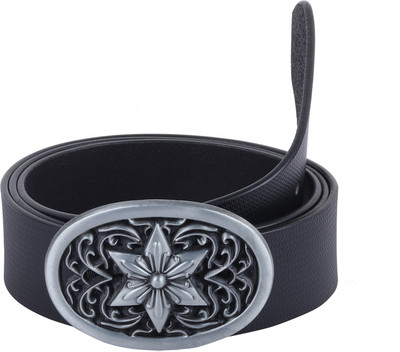 

Sri Men Casual, Party Black Genuine Leather Belt