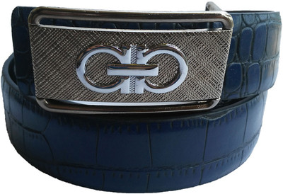 

SGE89 Men & Women Casual, Party, Formal, Evening Blue Artificial Leather Belt