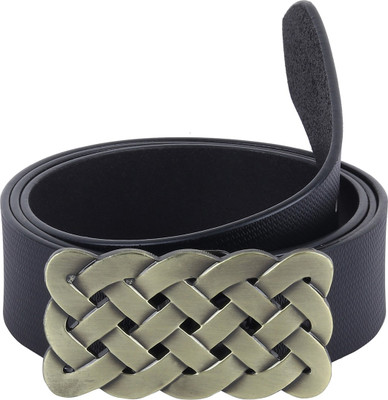 

Sri Men Casual, Party Black Genuine Leather Belt