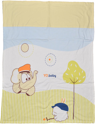 

Baby Bucket Cartoon  Blanket(Cotton, Blue