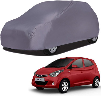 Mobik Car Cover For Hyundai Eon (Without Mirror Pockets)(Grey)
