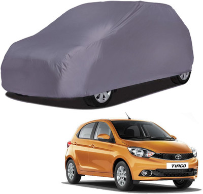 Mobik Car Cover For Tata Tiago (Without Mirror Pockets)(Grey)