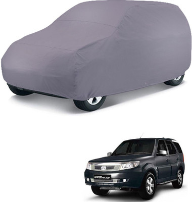 Mobik Car Cover For Tata Safari Storme (Without Mirror Pockets)(Grey)
