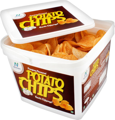 

Neelam Foodland Box Pack Premium Flavoured Garlic Chhomp Potato Chips, 200g Chips(200 g)