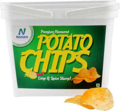 

Neelam Foodland Box Pack Premium Flavoured Lime & Spice Potato Chips, 200g Chips(200)