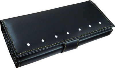 

SN LOUIS Women Formal Black Artificial Leather Wallet(10 Card Slots)