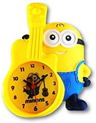 

Bluebells India Minion piggy bank table alarm clock, desk clock for kids room and home decor (Minion With Guitar) Coin Bank(Yellow)