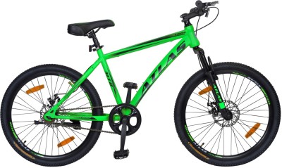 

Atlas U60 Front Suspention Disc Brake With Sporty Frame Design Bike For Adults Green&Black 24 T Mountain/Hardtail Cycle(Single Speed, Green)