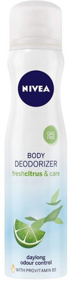 

Nivea FreshCitrus & Care Gas Free Body Deodorizer for Women 120ML Deodorant Spray - For Women(120 ml)