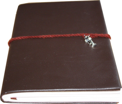 GOONJ CREATIONS Handmade Diary Regular Diary unruled 90 Pages(Brown)