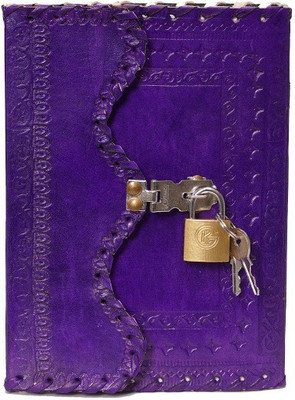 

Anshika International A5 Diary(lock diary, Purple)