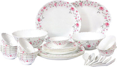 28% OFF on cello Pack of 33 Opalware Imperial Red Rose Fantasy 33