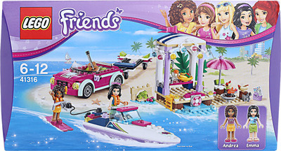 

Lego Andreas Speedboat Transporter Playset(Multicolor)