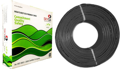 

SKYDA PVC 4.0 sq/mm Black 90 m Wire(Black)