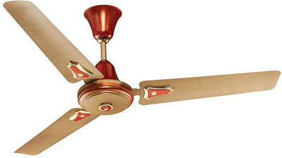 

RALLIFAN 1200MM Cornetto 3 Blade Ceiling Fan(Brown, Pack of 1)