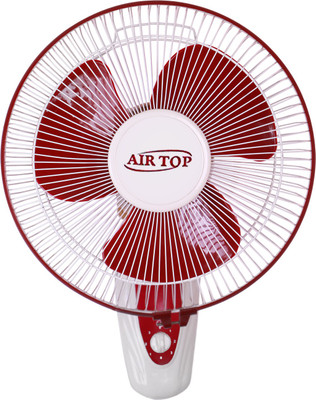 

Airtop 16” Wall fan high speed 3 Blade Wall Fan(Ivory cherry, White, Pack of 1), Red;white