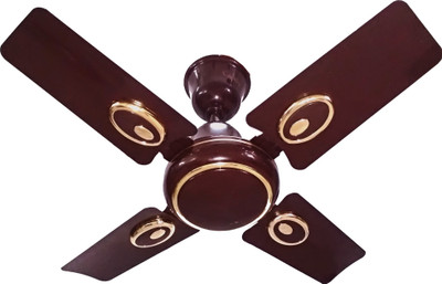 

Candes Kwid High Speed 600 RPM 4 Blade Ceiling Fan(Brown, Pack of 1)