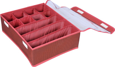 

Snazzy Multipurpose Foldable wardrobe organizer, Large(Red) sp03d(Red)