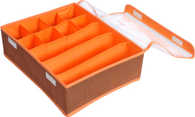 

Snazzy Multipurpose Foldable wardrobe organizer, Large(Orange) sp03a(Orange)