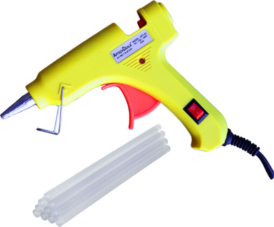 

APTECHDEALS Glue Gun 20W with 10 Glue Stick High Quality with on off switch | Glue gun with glue stick combo Standard Temperature Corded Glue Gun(7 mm)
