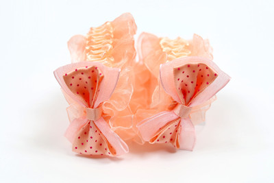 

Suhaavi Orange Floral Baby Girls Rubber Band(Orange)