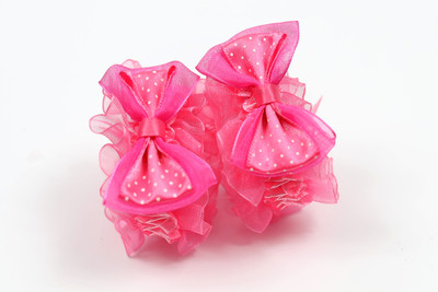 

Suhaavi Pink Floral Baby Girls Rubber Band(Pink)