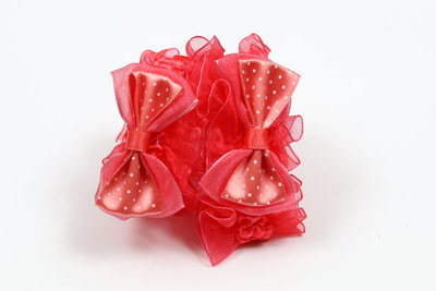

Suhaavi Red Floral Baby Girls Rubber Band(Red)