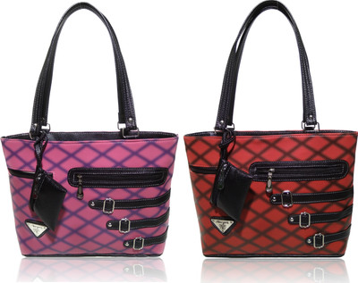 

AZED Collections Shoulder Bag(Purple, Red)