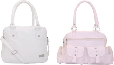 Lady bar Shoulder Bag(White)