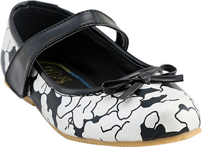 My Soul Girls Slip on Ballerinas(Black