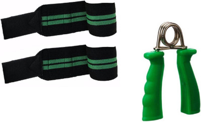 Style & Squad Wrist Band And Hand Grip Combo for Boys,Men's Gym & Fitness Kit