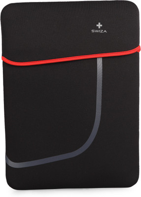 

Swiza 15 inch Laptop Case(Black), Black/red