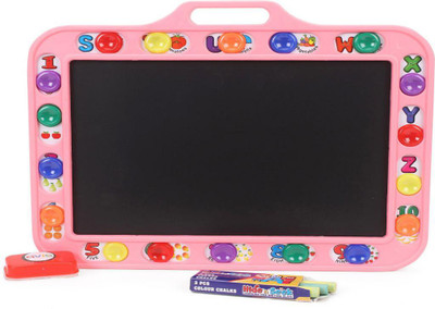 

toyztrend 2 IN 1 HNS SLATE (CHALK AND MARKER)WRITE AND ERASE(Multicolor)