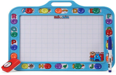 

toyztrend 2 in 1 HNS SLATE(WRITE AND ERASE CHALK AND MARKER)(Multicolor)