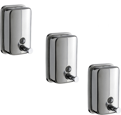 

Generic Stainless Steel Soap Dispenser 1000 ML (Combo of 3) 1000 ml Sensor Equiped Soap Dispenser
