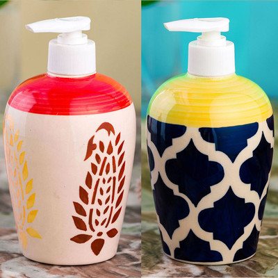 

Sforzi liquid soap dispenser 450 ml Lotion, Shampoo, Soap, Gel Dispenser(Multicolor)