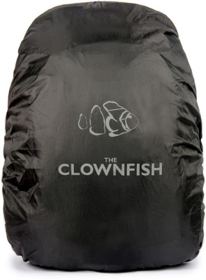 

The Clownfish Rain & Dust Cover Easy Foldable Nylon Black Rain & Dust Cover With Pouch Upto 50 Ltrs Laptop Bags And Backpacks Luggage Cover(Medium, Black)
