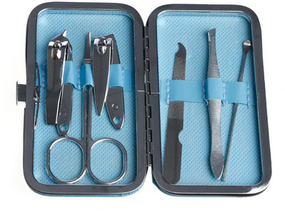 

Sukot 6 IN 1 Stainless steel Nail Clippers Scissors File Manicure Pedicure Kit nail care tool(1 ml, Set of 1)