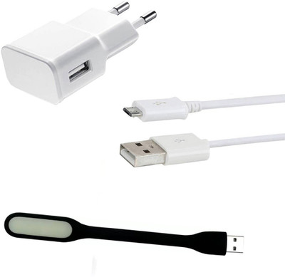 DAKRON Wall Charger Accessory Combo for Yu Yureka 2(White)