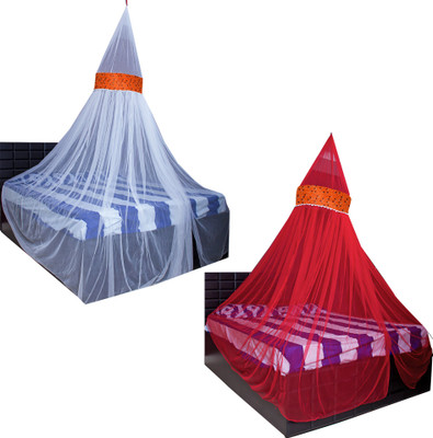 Creative Textiles Polyester Adults Washable HANGING.. Mosquito Net(Multicolor, Ceiling Hung)