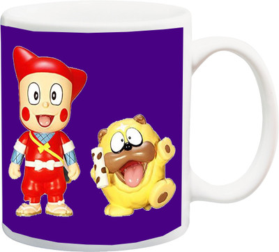 

ME&YOU Gifts For Boy Girl Kids Niece Children Brother Nephew Sister Cousin On Happy Birthday (IZ17-VK-MU-01524) Shinzo With Ninja Hatori Printed Ceramic Mug(325 ml), Multicolor