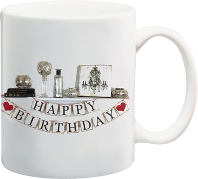 

ME&YOU Gifts For Brother Father Mother Sister Nephew Husband Wife Friends On Happy Birthday (IZ17-VK-MU-0890) Printed Ceramic Mug(325 ml), Multicolor