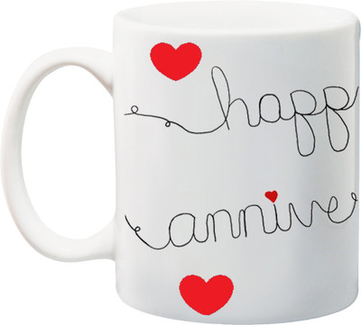

ME&YOU Gift for Husband Wife Ceramic Mug(325 ml), Multicolor