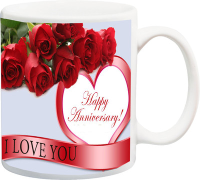 

ME&YOU Special Gifts For Brother Sister Mom Dad Husband Wife Friends On Anniversary (IZ17-VK-MU-0500) Printed Ceramic Mug(325 ml), Multicolor