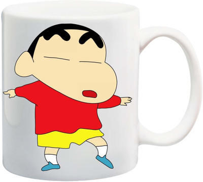

ME&YOU Gifts On Happy Birthday For Kids Children Boy Girl Nephew Niece Cousin Sister Brother (IZ17-VK-MU-0998) Shinchan Printed Ceramic Mug(325 ml), Multicolor