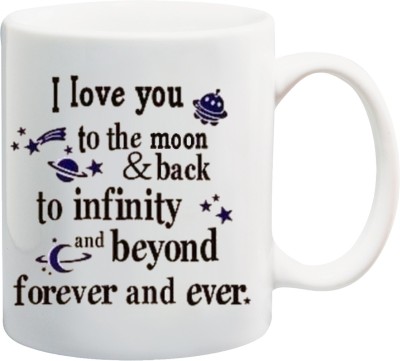 ME&YOU Gift for Lover Girlfriend Boyfriend Fiancée Fiancé Husband Wife Couple On Anniversary Valentine's Day (IZ17-CK-MU-240) Printed Ceramic Coffee Mug(325 ml)