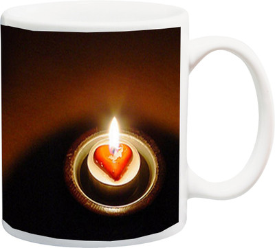 ME&YOU Special Gifts For Diwali Happy Deepawali Gift For Mother Father Sister Brother Grand Father Grand Mother (IZ17-VK-MU-0356) Printer Ceramic Coffee Mug(325 ml)