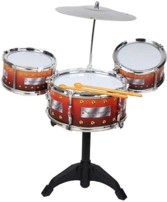 

Assemble Musical Jazz Drum Set with Seat and Sticks for kids(Multicolor)
