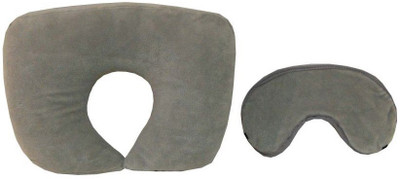 

Surbhi Neck Pillow 25 cm Neck Pillow & Eye Shade(Grey)