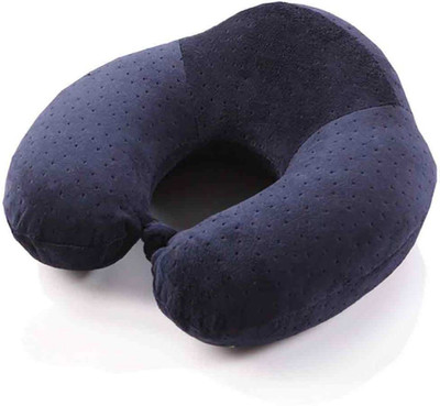 

House of Quirk U Shape Foam Neck Pillow(Black)